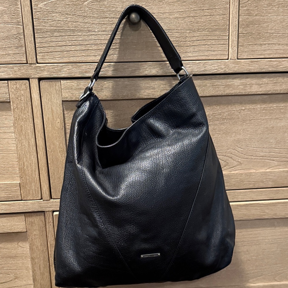 Rebecca Minkoff Midnight Black Hobo Bag - Picture 3 of 7